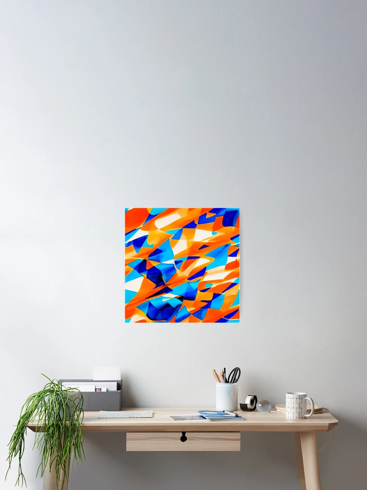 Thumbnail 2 of 3, Poster, Colorful Abstract Pattern designed and sold by cosmic3000.