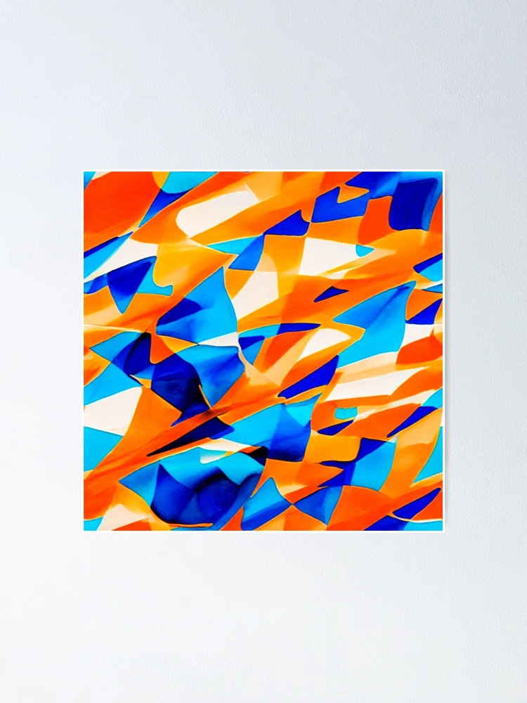 Thumbnail 1 of 3, Poster, Colorful Abstract Pattern designed and sold by cosmic3000.