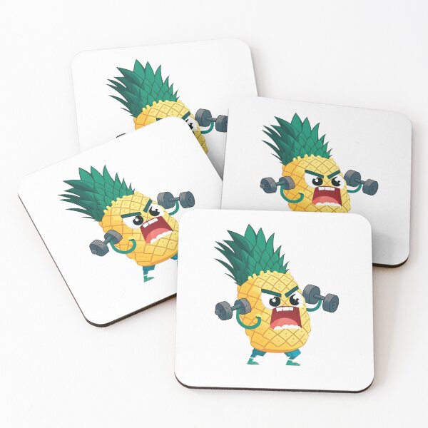 Artikelvorschau, Lustiges Ananas-Workout-Fitness-Gewichtheben entworfen und verkauft von PatternBestFan.