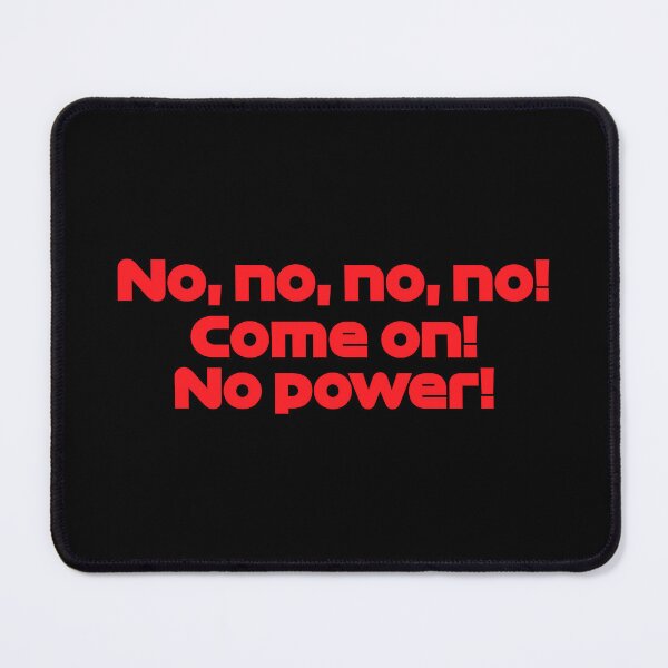 Item preview, Driver #16 No! No Power! | Best Team Radio Bahrain 2023 Season (Red - Black BG) designed and sold by FilipeFerreira.