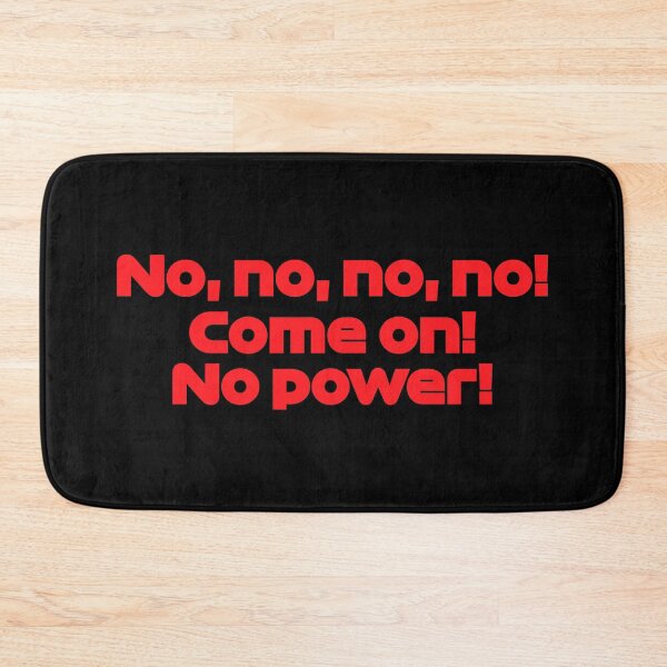 Item preview, Driver #16 No! No Power! | Best Team Radio Bahrain 2023 Season (Red - Black BG) designed and sold by FilipeFerreira.