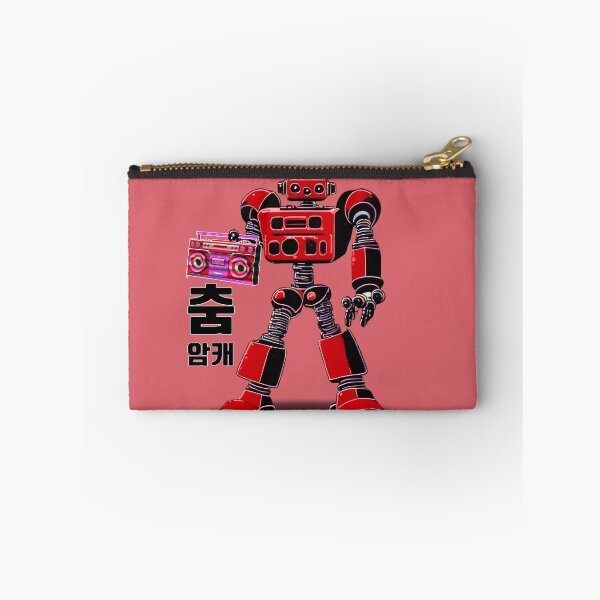 Item preview, Red Robot with a Boombox designed and sold by Arcult-Stickers.