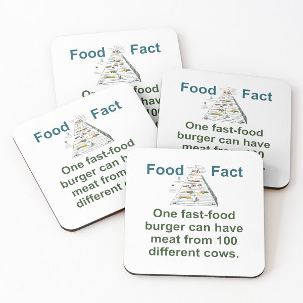 Item preview, One Fast Food Burger - Food Fact designed and sold by CrankyOldDude.