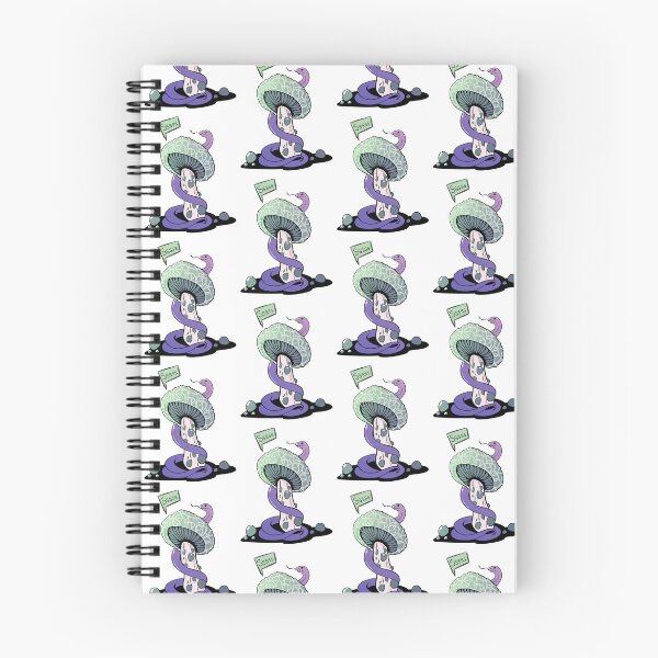Item preview, Poisonous green mushroom with bubbles and purple snake designed and sold by MalkyTea.