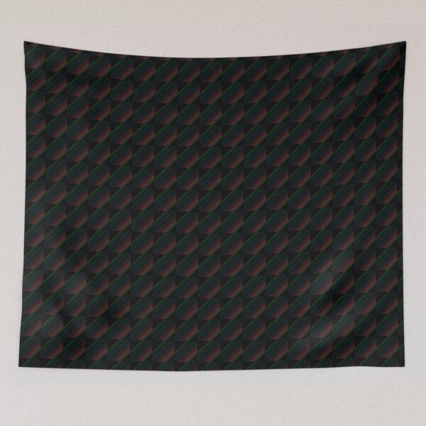 Item preview, Dark Distorted Watermelon Tourmaline Diagonal Stripes designed and sold by kattakitty.