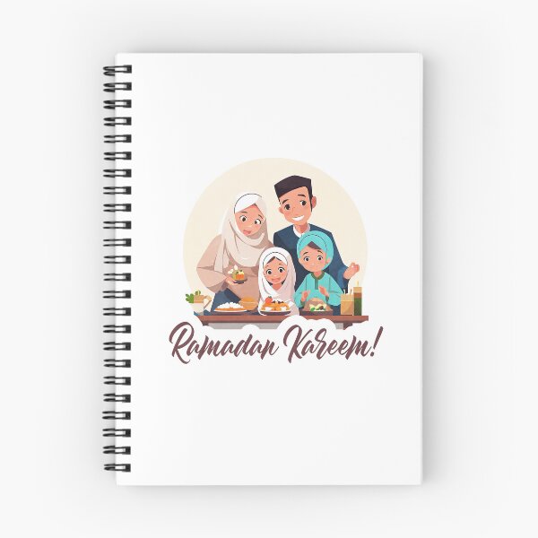 Item preview, Ramadan Family Dinner Cartoon designed and sold by MK3DESIGN.