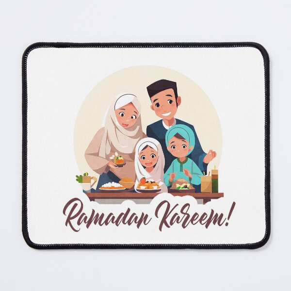 Item preview, Ramadan Family Dinner Cartoon designed and sold by MK3DESIGN.