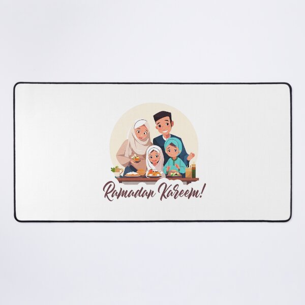 Item preview, Ramadan Family Dinner Cartoon designed and sold by MK3DESIGN.