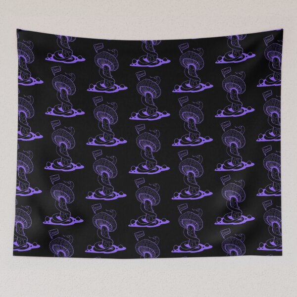 Item preview, Poisonous acid neon purple mushroom with bubbles and snake designed and sold by MalkyTea.
