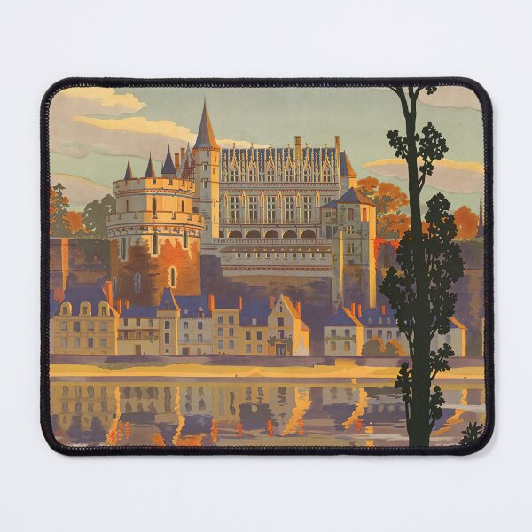 Item preview, Vintage Travel Poster - Chateau de Blois, Loire Valley, France designed and sold by Gin Neko.