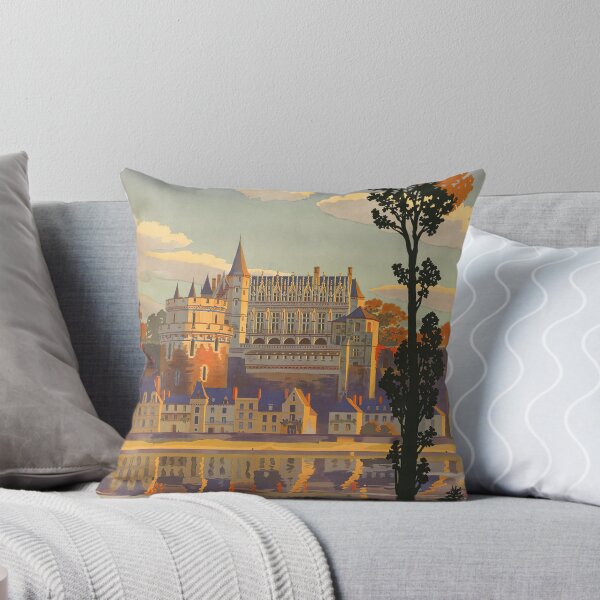 Item preview, Vintage Travel Poster - Chateau de Blois, Loire Valley, France designed and sold by Gin Neko.