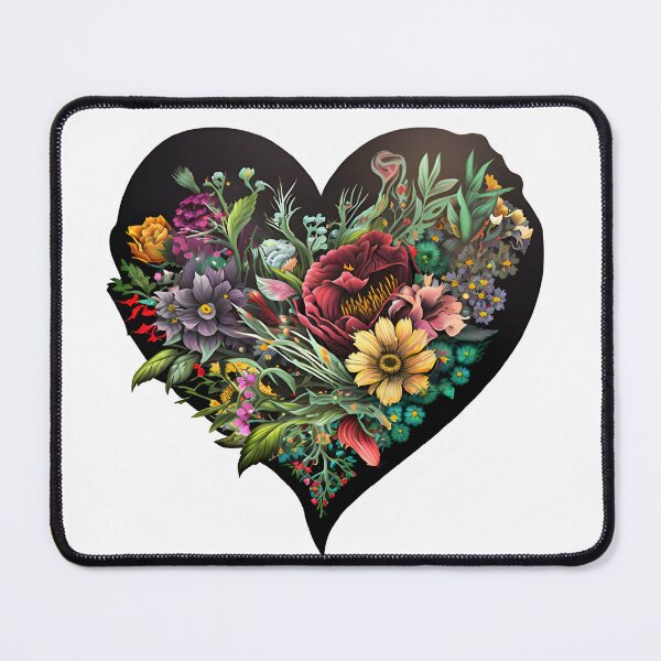 Item preview, Flowers in a heart designed and sold by mtamri.