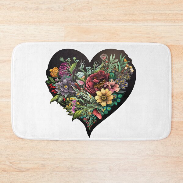 Item preview, Flowers in a heart designed and sold by mtamri.