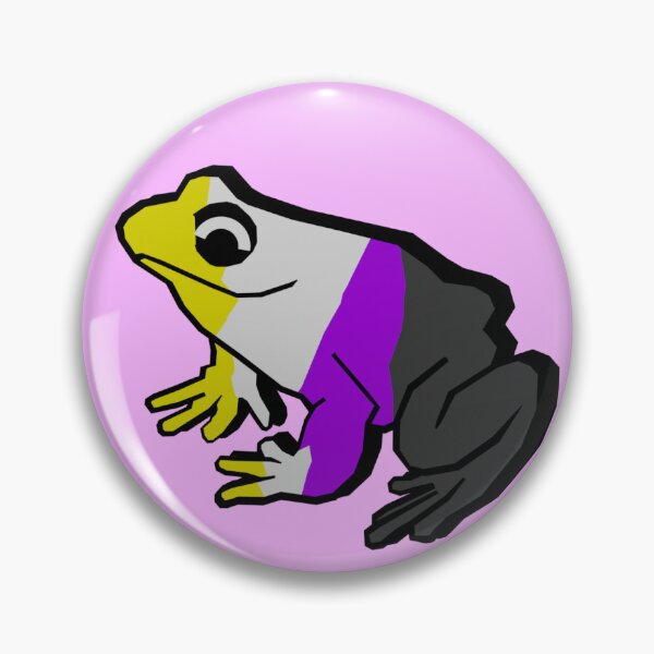 Item preview, Non Binary Frog designed and sold by SlightlyToasted.