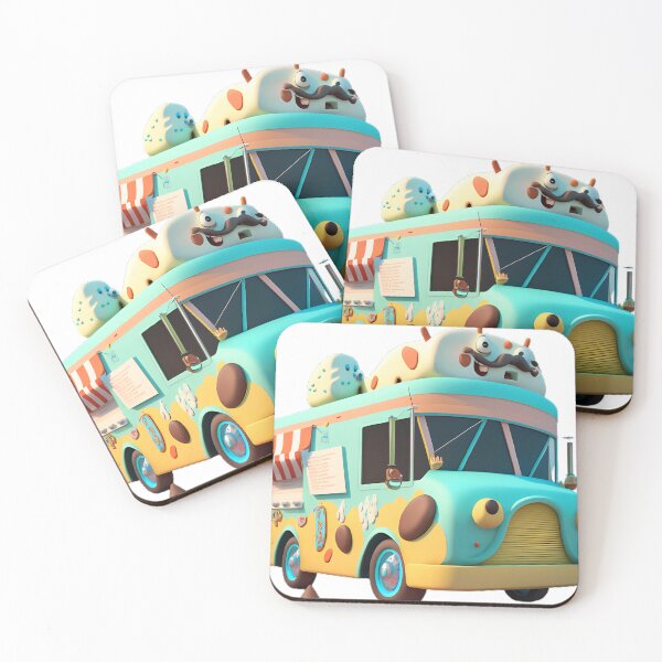 Item preview, Rainbow Scoops: Colorful Ice Cream Cart designed and sold by DreamPrint Collective.