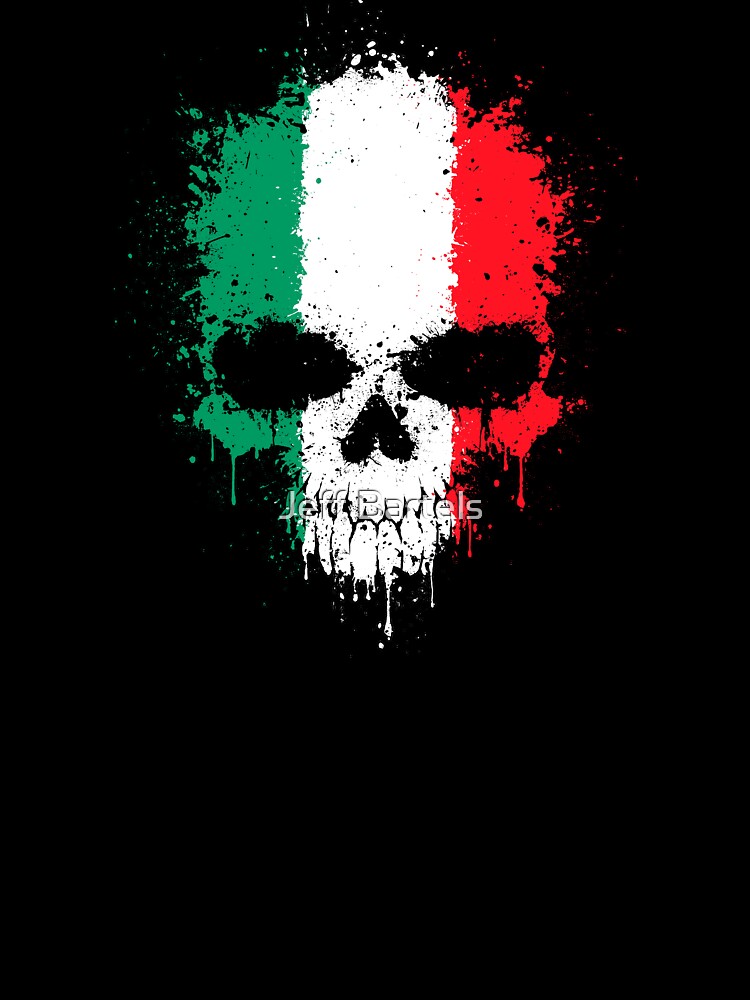 Chaotic Argentine Flag Splatter Skull Poster for Sale by jeff bartels