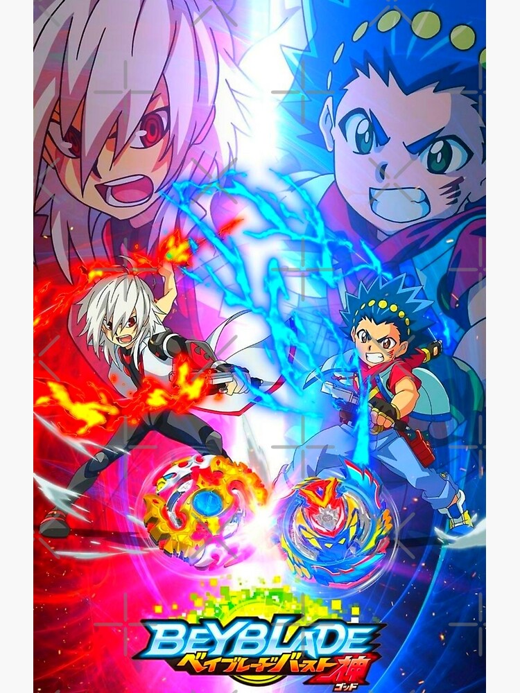 Classic Beyblade Metal Fusion Anime Canvas Art and Wall Art Poster