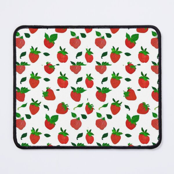 Item preview, Strawberry Red, Green & White Fruit Fun Pattern  designed and sold by DailyDrive.