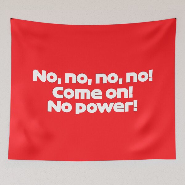 Item preview, Driver #16 No! No Power! | Best Team Radio Bahrain 2023 Season (Red BG) designed and sold by FilipeFerreira.