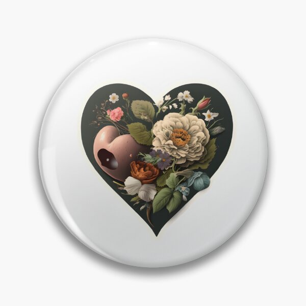 Item preview, Flowers in a heart designed and sold by mtamri.