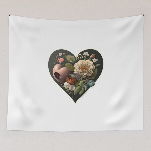 Item preview, Flowers in a heart designed and sold by mtamri.