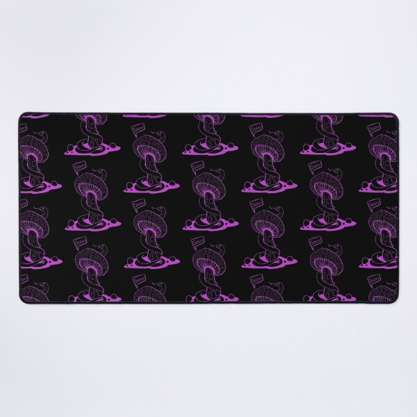 Item preview, Poisonous acid neon pink mushroom with bubbles and snake designed and sold by MalkyTea.