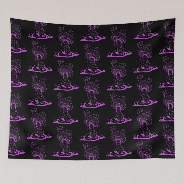 Item preview, Poisonous acid neon pink mushroom with bubbles and snake designed and sold by MalkyTea.