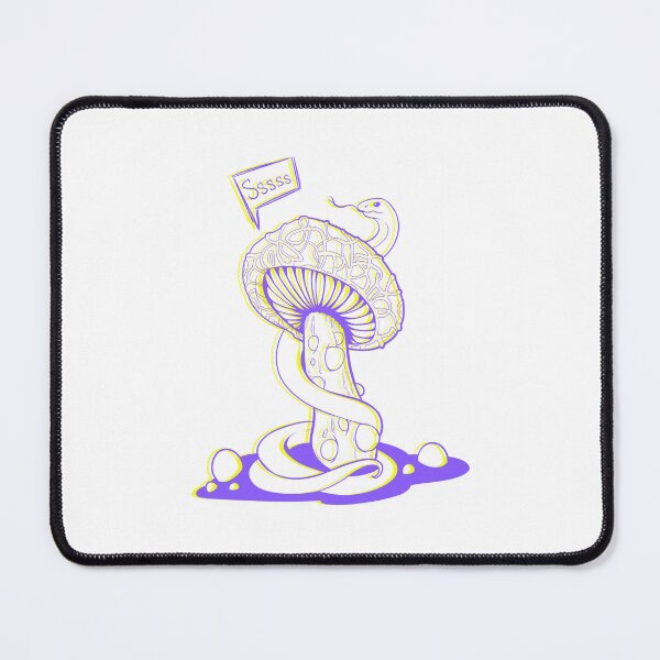 Item preview, Poisonous acid neon purple and yellow mushroom with bubbles and snake designed and sold by MalkyTea.