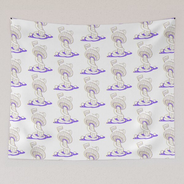 Item preview, Poisonous acid neon purple and yellow mushroom with bubbles and snake designed and sold by MalkyTea.