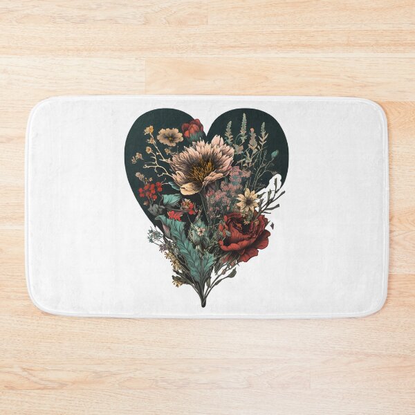 Item preview, Flowers in a heart designed and sold by mtamri.