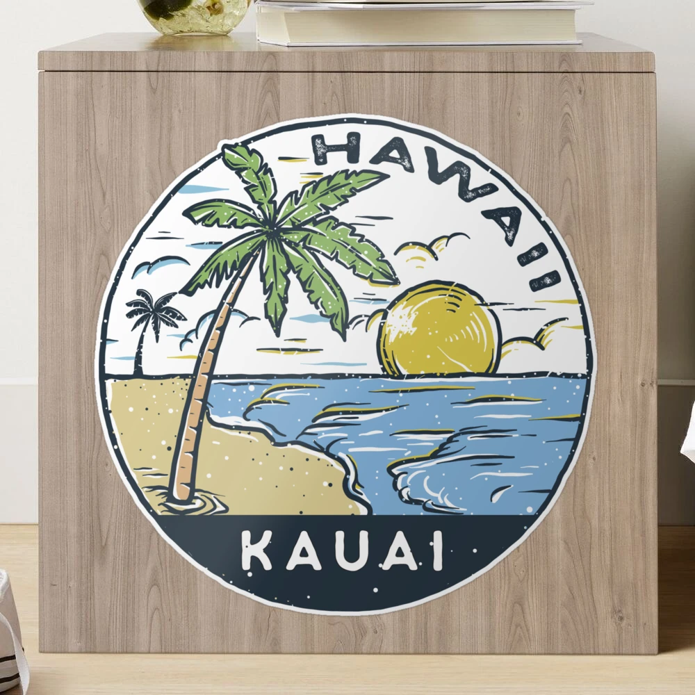 VINTAGE HAWAII STATE SOUVENIR TRAVEL DECAL ORIGINAL
