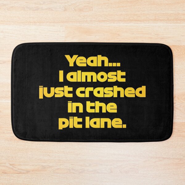 Item preview, Driver #4 Crashed in the Pit lane | Best Team Radio Bahrain 2023 Season (Original - Black BG) designed and sold by FilipeFerreira.