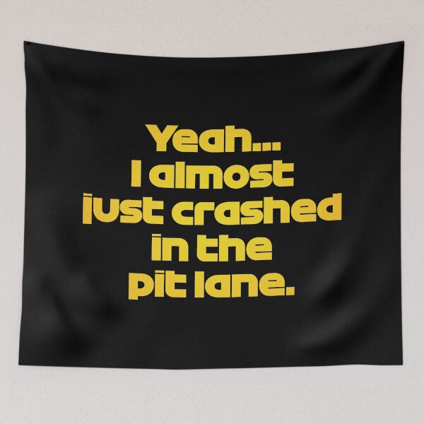 Item preview, Driver #4 Crashed in the Pit lane | Best Team Radio Bahrain 2023 Season (Original - Black BG) designed and sold by FilipeFerreira.