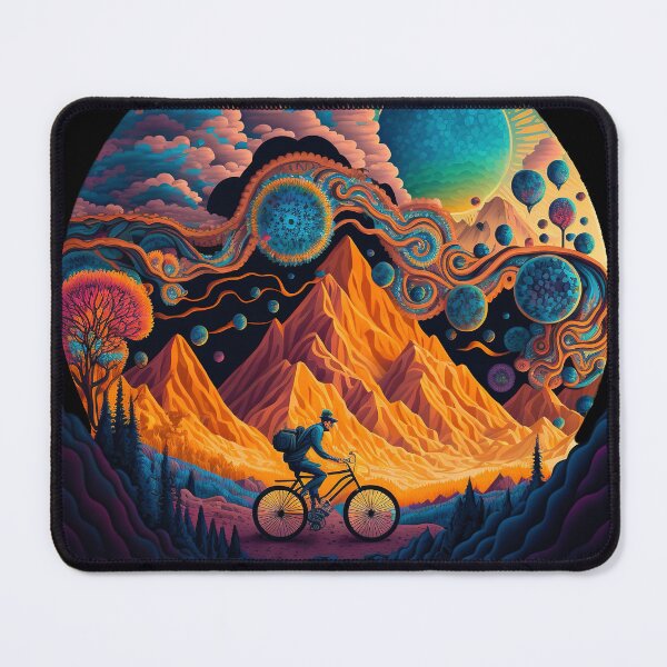 Item preview, Bicycle Day 1943 | Bubble Psychedelic Art designed and sold by Trippinink-.