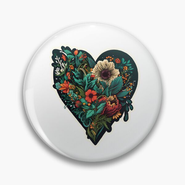 Item preview, Flowers in a heart designed and sold by mtamri.