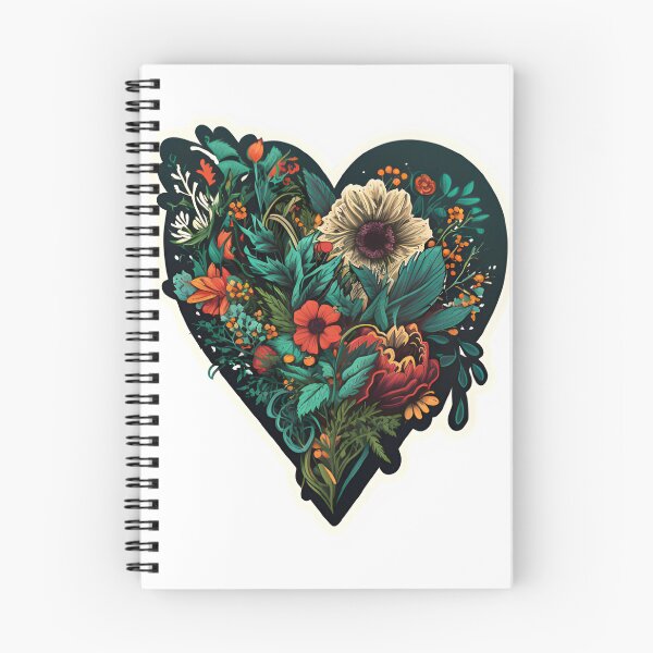 Item preview, Flowers in a heart designed and sold by mtamri.