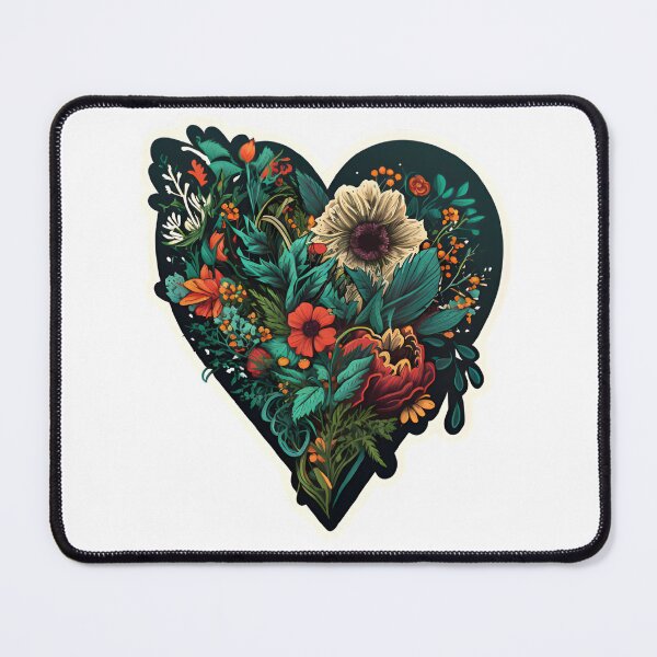 Item preview, Flowers in a heart designed and sold by mtamri.