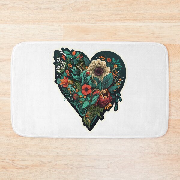 Item preview, Flowers in a heart designed and sold by mtamri.