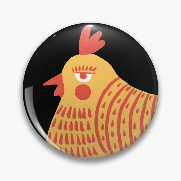 Item preview, The not so happy yellow and red chicken, version 2 designed and sold by IULIART.