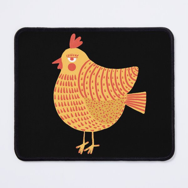 Item preview, The not so happy yellow and red chicken, version 2 designed and sold by IULIART.