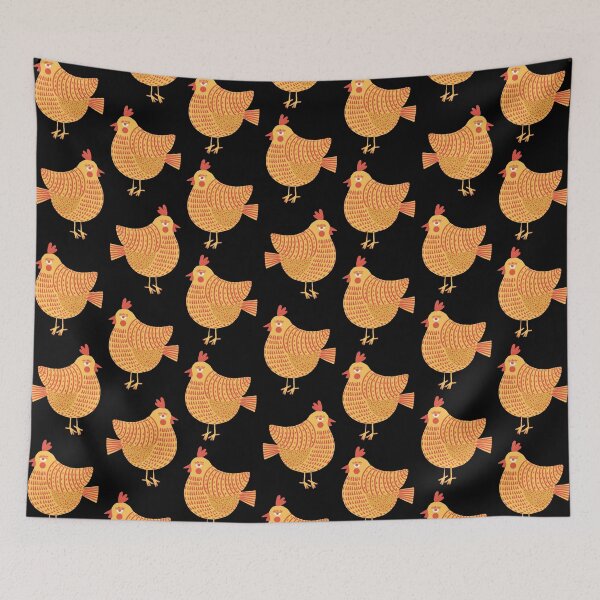 Item preview, The not so happy yellow and red chicken, version 2 designed and sold by IULIART.