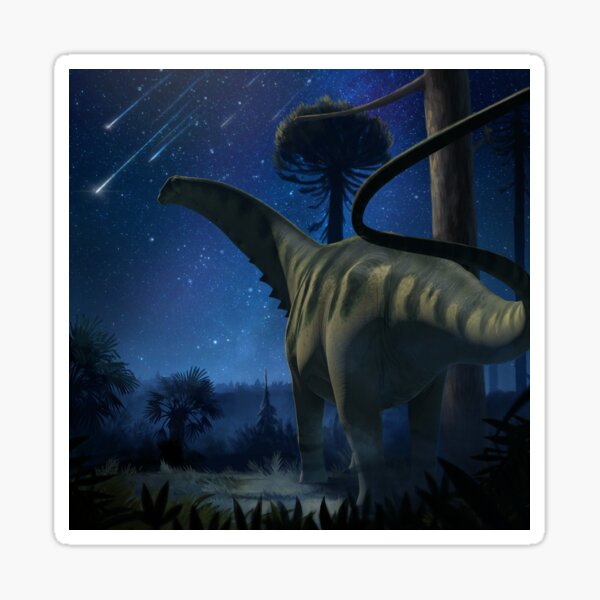Artikel-Vorschau von Apatosaurus bei Nacht, designt und verkauft von Paleo-parallax.