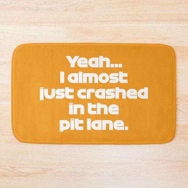 Item preview, Driver #4 Crashed in the Pit lane | Best Team Radio Bahrain 2023 Season (Orange BG) designed and sold by FilipeFerreira.