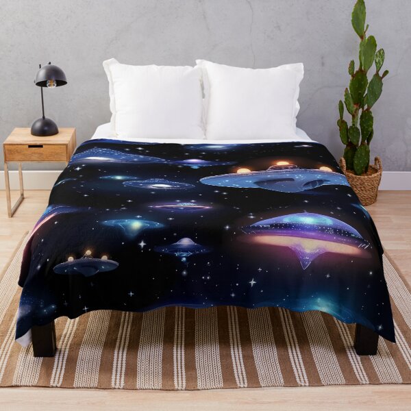 Item preview, UFOs in Space Fun Alien Life of the Universe Extra Terrestrial designed and sold by FunWearVM.