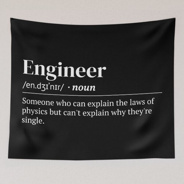 Item preview, Engineer Funny Urban Dictionary Meaning designed and sold by SpeakSarcasm.
