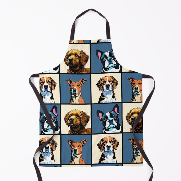 Item preview, Four Cartoon Dogs - Fun and Adorable Pet Art designed and sold by ElLocoMus.