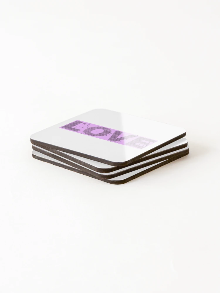 Thumbnail 4 of 5, Coasters (Set of 4), Love designed and sold by Ruggine.