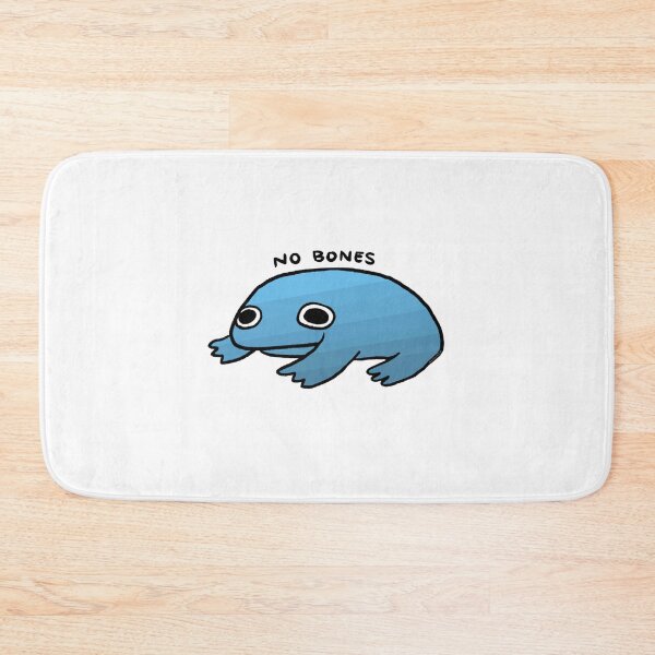 Item preview, NO BONES | Cute Blue Gradient Frog, Frog Sticker, Funny Frog Art  designed and sold by iristocat.