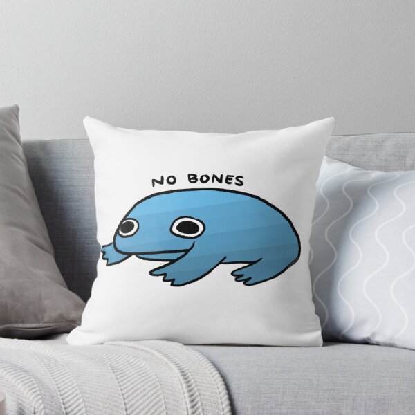 Item preview, NO BONES | Cute Blue Gradient Frog, Frog Sticker, Funny Frog Art  designed and sold by iristocat.