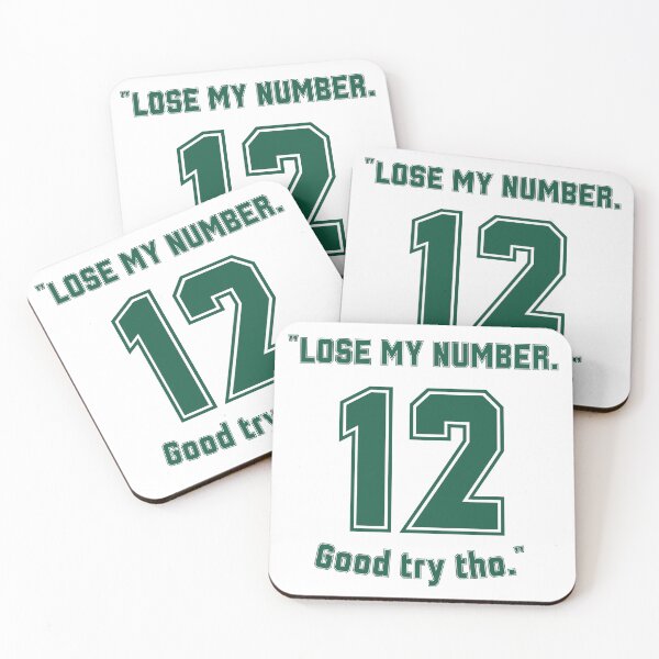 Item preview, Aaron Rodgers signs with the jets, lose my number good try tho designed and sold by miriamyk.